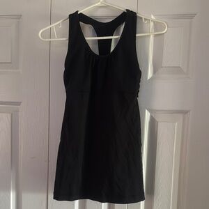 Lululemon Athletica Black Sheath Halter Tank Top